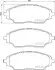 Гальмівні колодки дискові P10 070 BREMBO P 10 070 (фото 1)