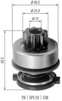 Провідна шестерня стартер MAGNETI MARELLI 940113020259