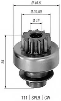 Провідна шестерня стартер MAGNETI MARELLI 940113020306