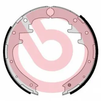 Тормозные колодки барабанные S24 554 BREMBO S24554