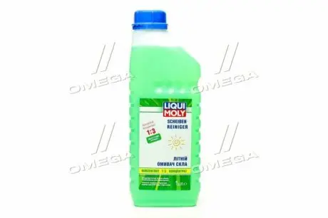 ЛЕТНИЙ ОМЫВАТЕЛЬ СТЕКЛА КОНЦЕНТРАТ 1:3 SCHEIBEN-REINIGER KONZENTRAT 1:3 1Л LIQUI MOLY 36001 (фото 1)