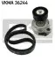 Комплект поліклиновий (ремінь+ролики) SKF VKMA 36244