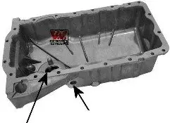 Поддон, масляный картера двигателя VAG Golf,Bora,A3 1.8 +Sens. (Wan Wezel) Van Wezel 5888073