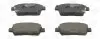 Колодка торм. диск. TOYOTA COROLLA, YARIS передн. CHAMPION 572405CH (фото 1)
