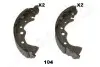 Комплект гальмівних колодок JAPANPARTS GF104AF GF-104AF