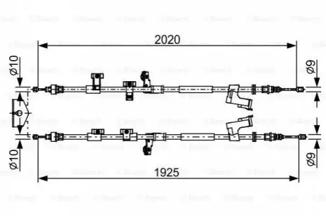 Трос BOSCH 1 987 482 709
