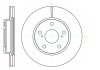 Гальмівний диск пер. Corolla/Auris 08-18 WOKING D61122.10