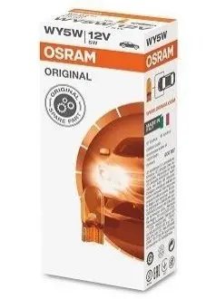 АВТОЛАМПА WY5W 12V W2,1X9,5D \' OSRAM 2827NA