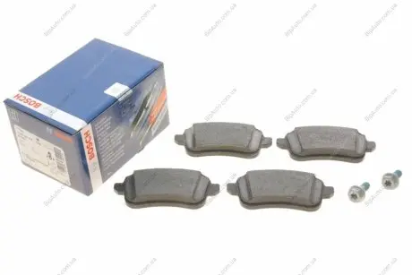 Колодки гальмівні (задні) Renault Scenic III/Grand Scenic III 09- 0 986 494 978 BOSCH 0986494978 (фото 1)