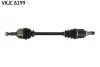Вал приводний  RENAULT FLUENCE (L3_)/ MEGANE III/ SCENIC III (вир-во SKF) VKJC 6199