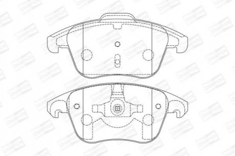 Гальмівні колодки CHAMPION 573193CH