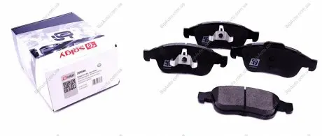 Колодки гальмівні (передні) Renault Fluence/Megane/Scenic 08- SOLGY 209040
