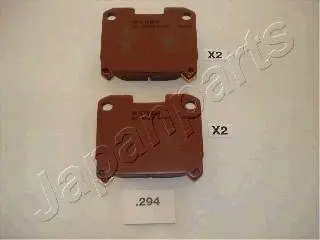 Комплект тормозных колодок, дисковый тормоз JAPANPARTS PP-294AF