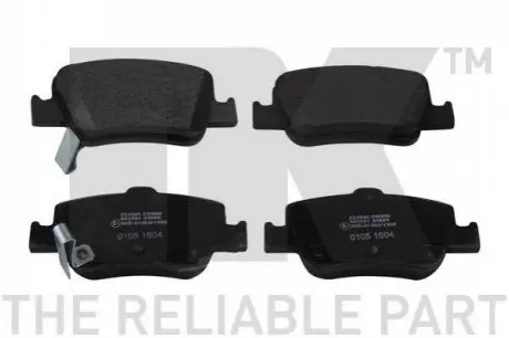 Гальмівні дискові колодки, комплект NK 224586