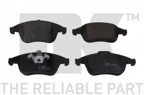 Фото 1 - комплект тормозных колодок, дисковый тормоз NK 223961 Комплект тормозных колодок, дисковый тормоз NK 223961 (фото 1)