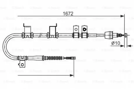 Трос BOSCH 1 987 482 713