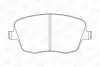Гальмівні колодки передні VW Polo Skoda Fabia, Roomster / Seat Cordoba, Ibiza CHAMPION 573101CH (фото 1)