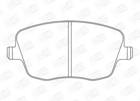 Тормозные колодки передние VW Polo Skoda Fabia, Roomster / Seat Cordoba, Ibiza CHAMPION 573101CH