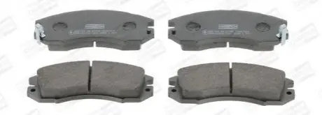 SUBARU Тормозные колодки передн.Subaru Impreza,Legacy 89-00 CHAMPION 572275CH