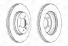 Гальмівний диск передній Land Rover Discovery III, Discovery IV, Range Rover Sport CHAMPION 562666CH1 562666CH-1