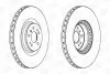 Гальмівний диск передній Mercedes GL / R / M CHAMPION 563054CH1 563054CH-1
