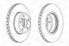 Тормозной диск передний BMW 5-Series (E60)(E61), 6-Series (E63) 630 CHAMPION 562397CH-1 (фото 1)