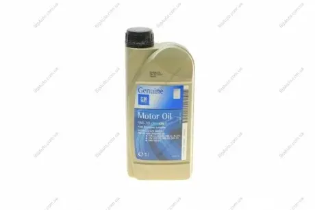 МАСЛО МОТОРНОЕ DEXOS2 5W30 1Л SN/CF(СИНТ.) A3/B4/C3 (1942000/93165554) GENERAL MOTORS GM 93165690
