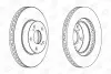 Диск тормозной CHAMPION 561666CH