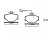 Комплект тормозных колодок, дисковый тормоз REMSA 0264.02