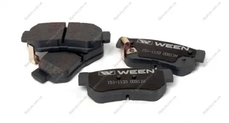 Комплект тормозных колодок, дисковый тормоз WEEN 151-1133