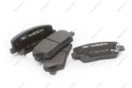 Комплект тормозных колодок, дисковый тормоз WEEN 151-2598