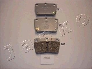 Комплект тормозных колодок, дисковый тормоз JAPKO 51256 (фото 1)