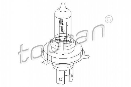 Лампа розжарювання, основна фара TOPRAN / HANS PRIES 104 499 (фото 1)