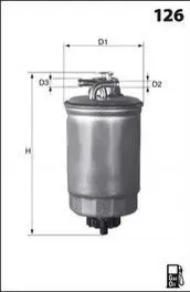 Топливный фильтр MECAFILTER ELG5283