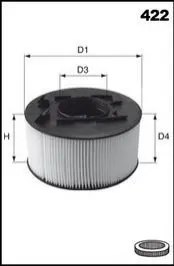 Воздушный фильтр MECAFILTER EL9288