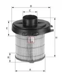 Фільтр повітряний SOFIMA S 7203 A