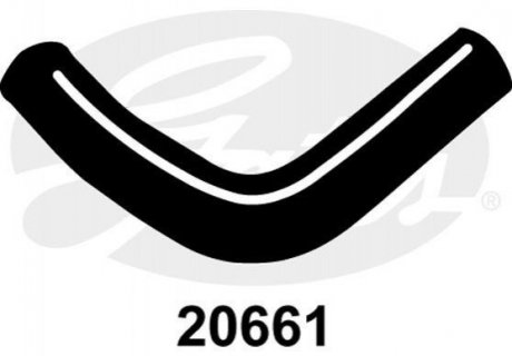 Шланг радиатора Gates 20661