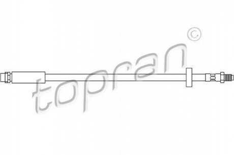 Тормозной шланг TOPRAN / HANS PRIES 110400 (фото 1)