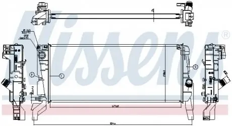Радиатор NISSENS 606246