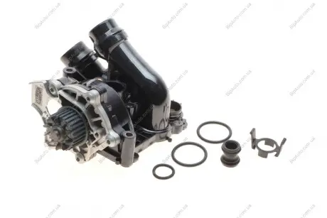 Помпа води Audi A3-A8/Skoda/Seat/VW 1.8-2.0FSI/TFSI 04- (29z)(B/B)(6 лоп)(з термостатом,датчиком t) GRAF PA1359