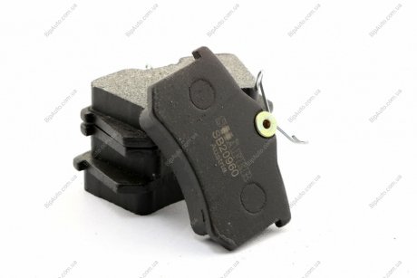 Тормозные колодки дисковые зад. Citroen/Peugeot/Renault/VAG (17mm) SHAFER SB20960 (фото 1)