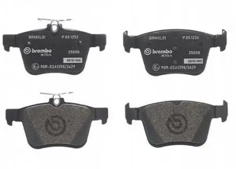 Гальмівні колодки, тюнінг BREMBO P 85 125X