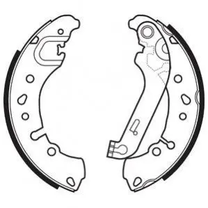 Тормозные колодки, барабанные Delphi LS2151