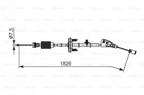 Автозапчастина 1 987 482 799 BOSCH 1987482799