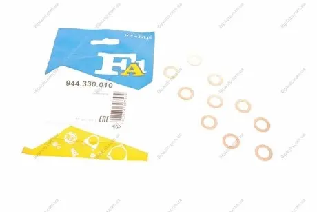 Прокладка трубки слива масла из турбины FA1 Fischer Automotive One (FA1) 944.330.010 (фото 1)