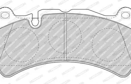 Тормозные колодки, к-кт. FERODO FDB4212