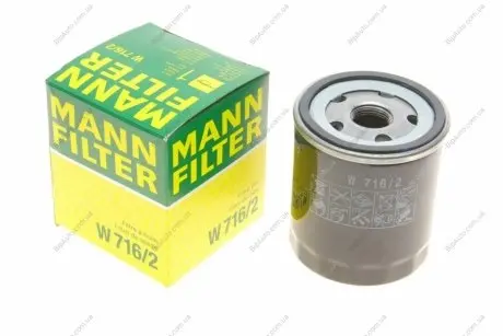 Масляный фильтр -FILTER MANN W7162
