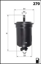 Паливний фільтр MECAFILTER ELE6115