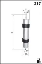 Топливный фильтр MECAFILTER ELE6026
