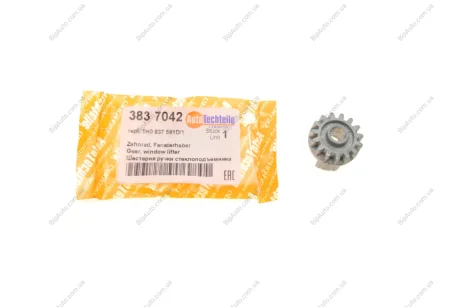 Шестерня ручки склопідіймача AUTOTECHTEILE 383 7042 (фото 1)
